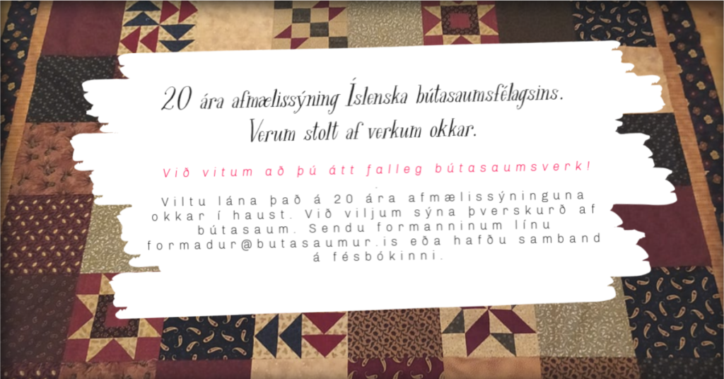 20 ára afmælissyning