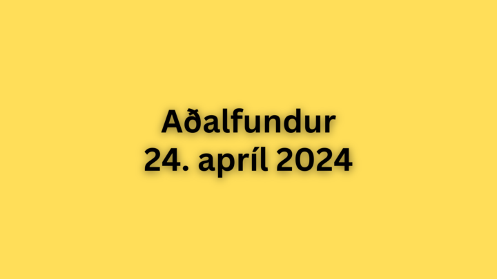Aðalfundur 24. apríl 2024