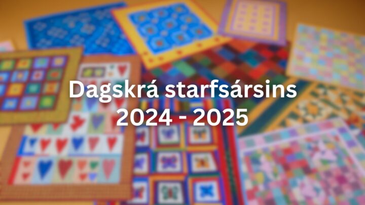 Dagskrá starfsársins 2025 – 2026